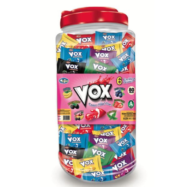 VOX BUBBLE GUM JAR | AL AZIZ INDUSTRIES