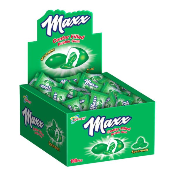 MAXX SPEARMINT BUBBLE GUM BOX | AL AZIZ INDUSTRIES